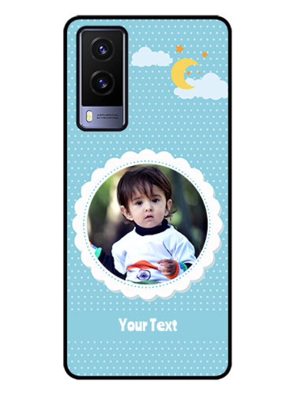 Custom Vivo V21e 5G Custom Metal Phone CaseViolet Pattern Design