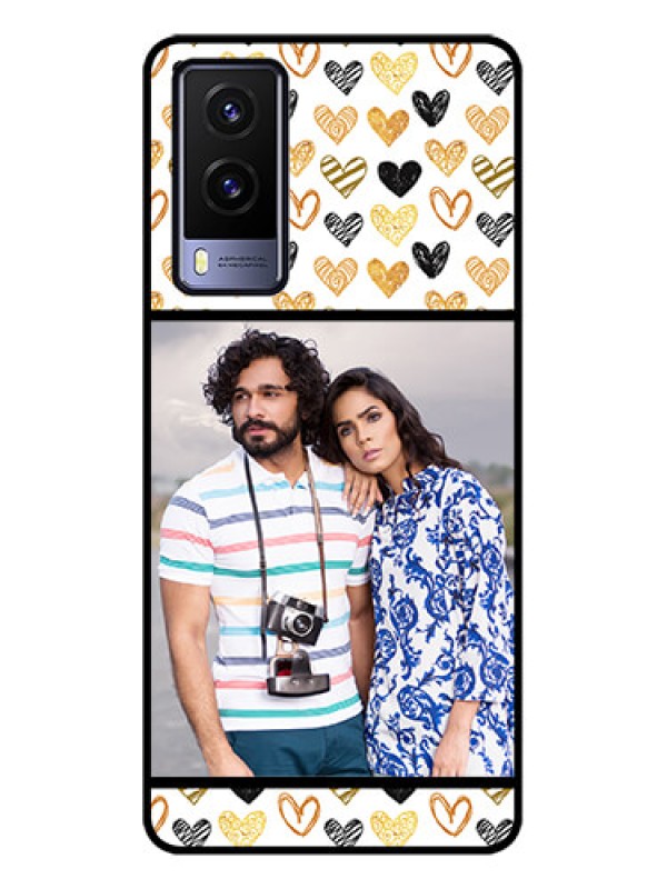 Custom Vivo V21e 5G Custom Metal Phone CaseLove Symbol Design