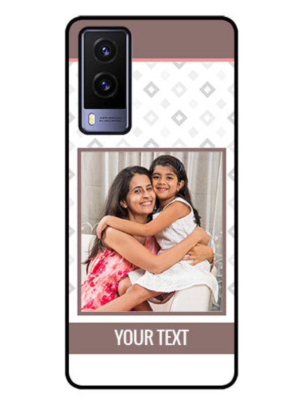 Custom Vivo V21e 5G Custom Metal Phone CaseSimple Diamond Design