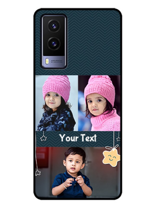 Custom Vivo V21e 5G Custom Metal Phone CaseHanging Stars Design