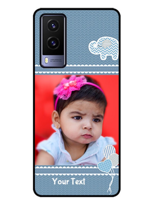 Custom Vivo V21e 5G Custom Metal Phone CaseWith Kids Pattern Design