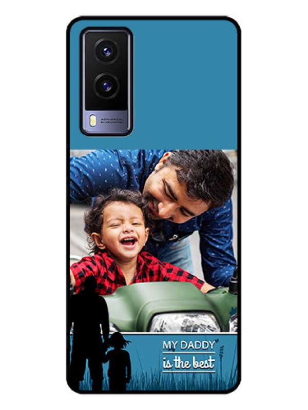 Custom Vivo V21e 5G Custom Metal Phone CaseBest Dad Design