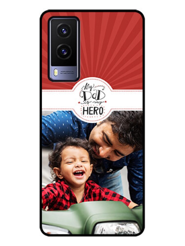 Custom Vivo V21e 5G Custom Metal Phone CaseMy Dad Hero Design