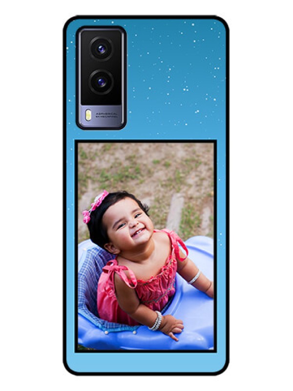 Custom Vivo V21e 5G Custom Metal Phone CaseWave Pattern Colorful Design