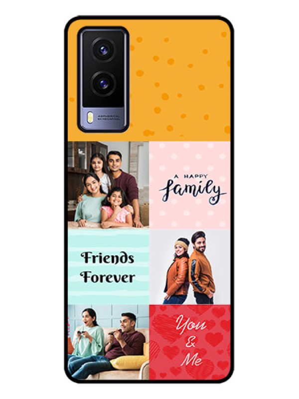 Custom Vivo V21e 5G Custom Metal Phone CaseImages With Quotes Design