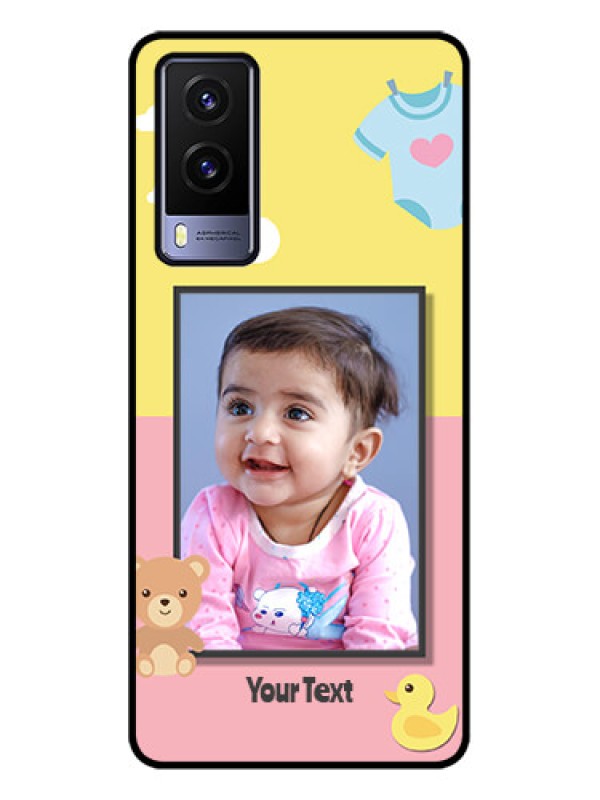Custom Vivo V21e 5G Custom Metal Phone CaseKids 2 Color Design