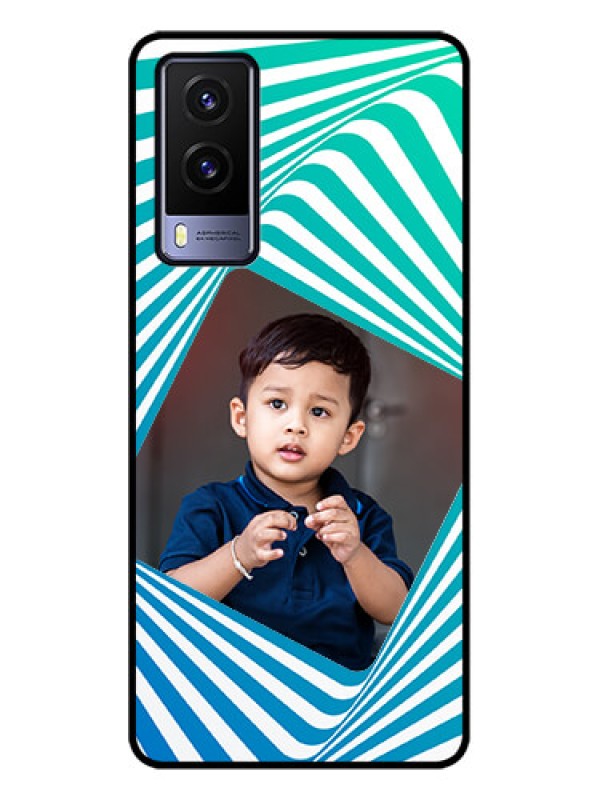 Custom Vivo V21e 5G Custom Metal Phone CaseAbstract Spiral Design
