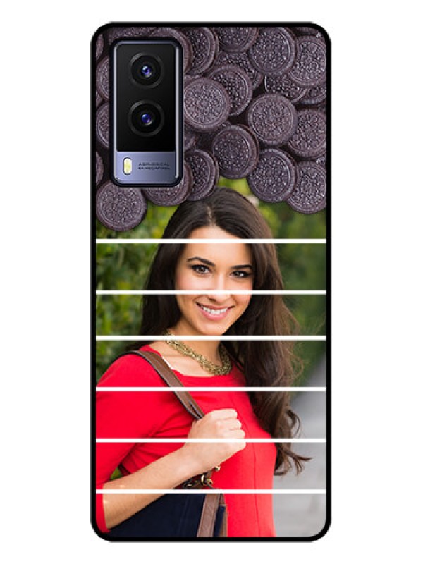 Custom Vivo V21e 5G Custom Metal Phone CaseWith Oreo Biscuit Design