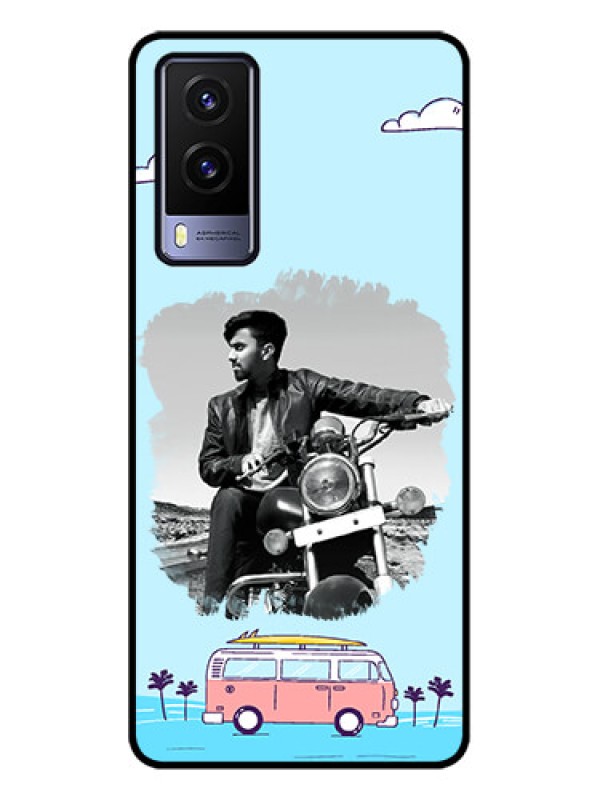 Custom Vivo V21e 5G Custom Metal Phone CaseTravel and Adventure Design