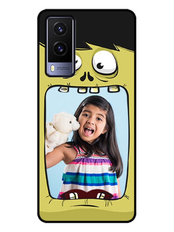 Custom Vivo V21e 5G Custom Metal Phone CaseCartoon Monster Back Case Design