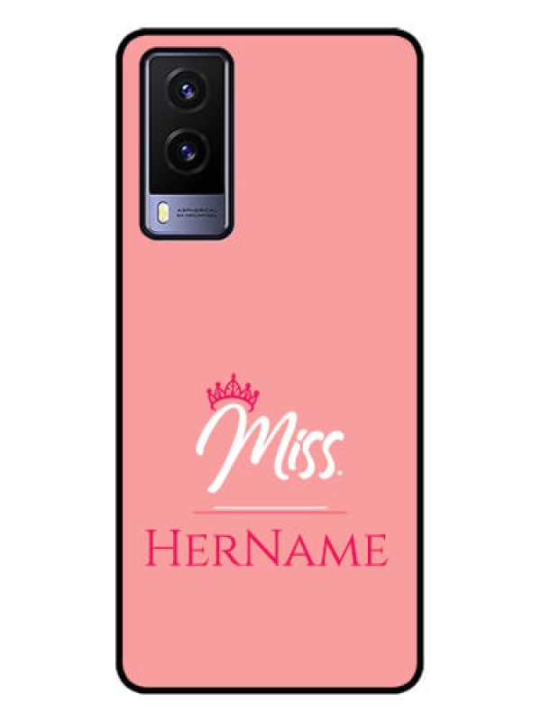 Custom Vivo V21e 5G Custom Metal Phone CaseMrs With Name Design