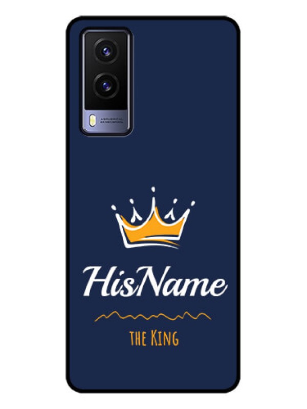 Custom Vivo V21e 5G Custom Metal Phone CaseKing With Name Design