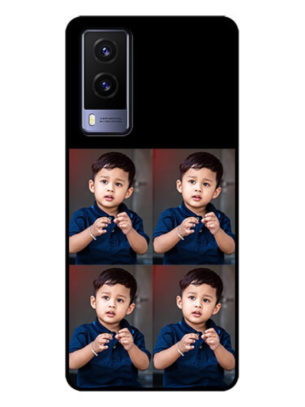 Custom Vivo V21e 5G Custom Metal Phone Case4 Image Holder Design