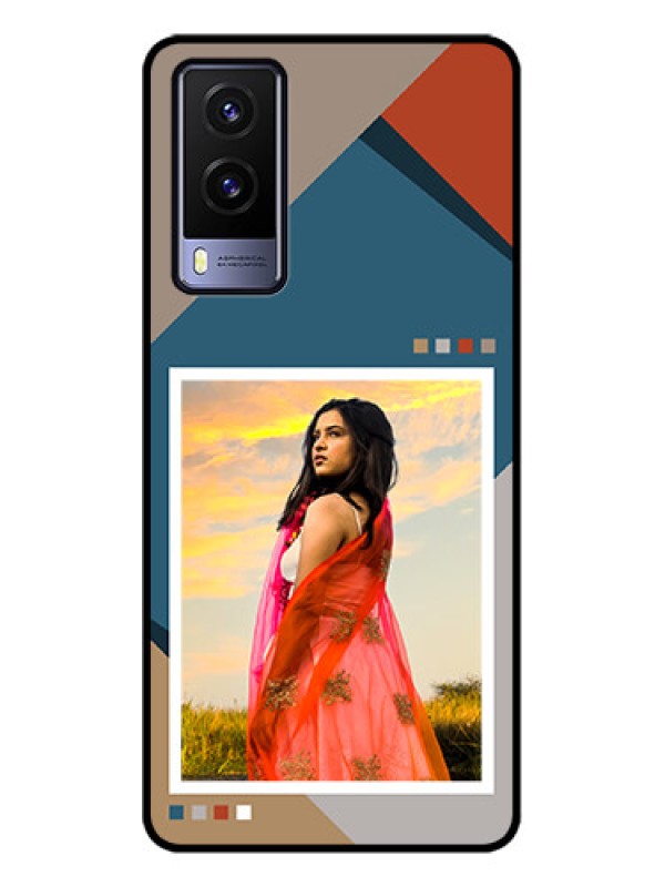 Custom Vivo V21e 5G Custom Metal Phone CaseRetro Color Pallet Design