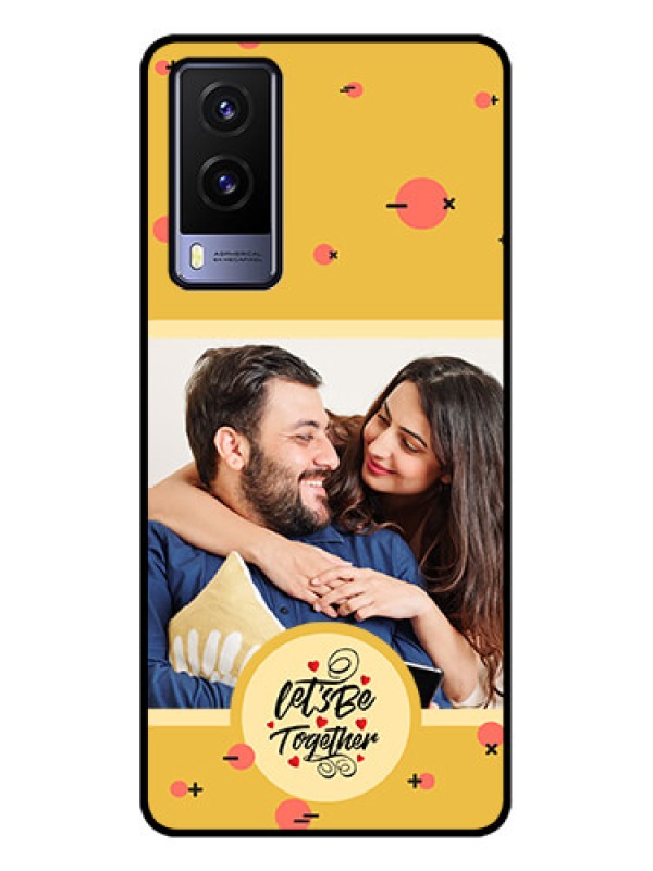 Custom Vivo V21e 5G Custom Metal Phone CaseLets Be Together Design
