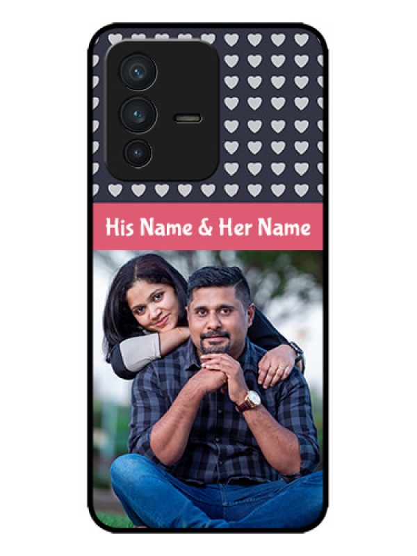 Custom Vivo V23 5G Custom Metal Phone CaseLove Symbols Design