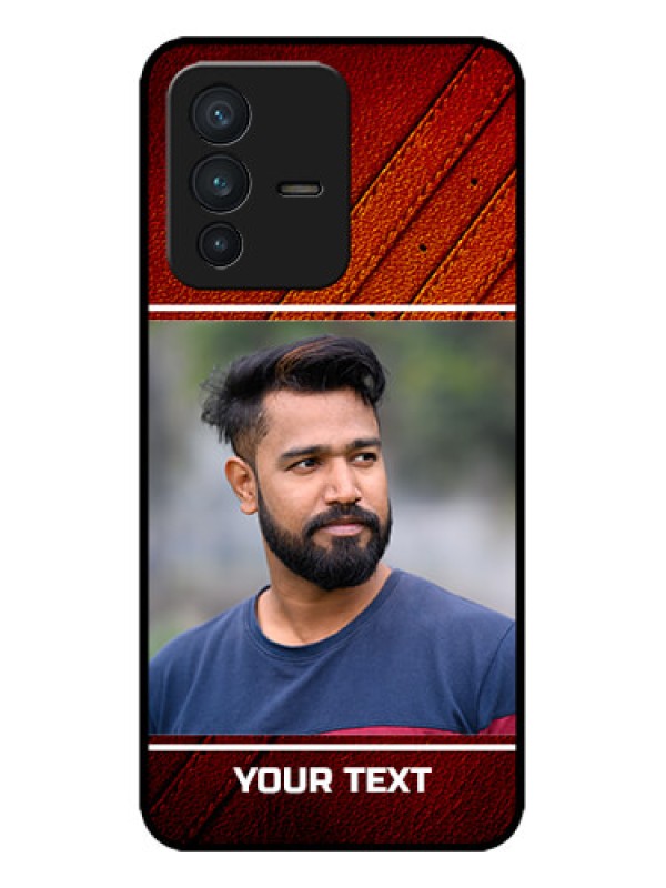 Custom Vivo V23 5G Custom Metal Phone CaseLeather Phone Case Design