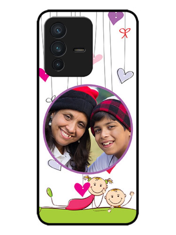 Custom Vivo V23 5G Custom Metal Phone CaseCute Kids Phone Case Design