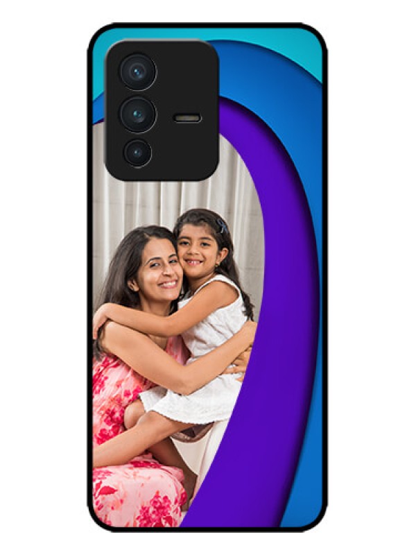 Custom Vivo V23 5G Custom Metal Phone CaseSimple Pattern Design