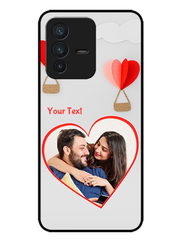 Custom Vivo V23 5G Custom Metal Phone CaseParachute Love Design