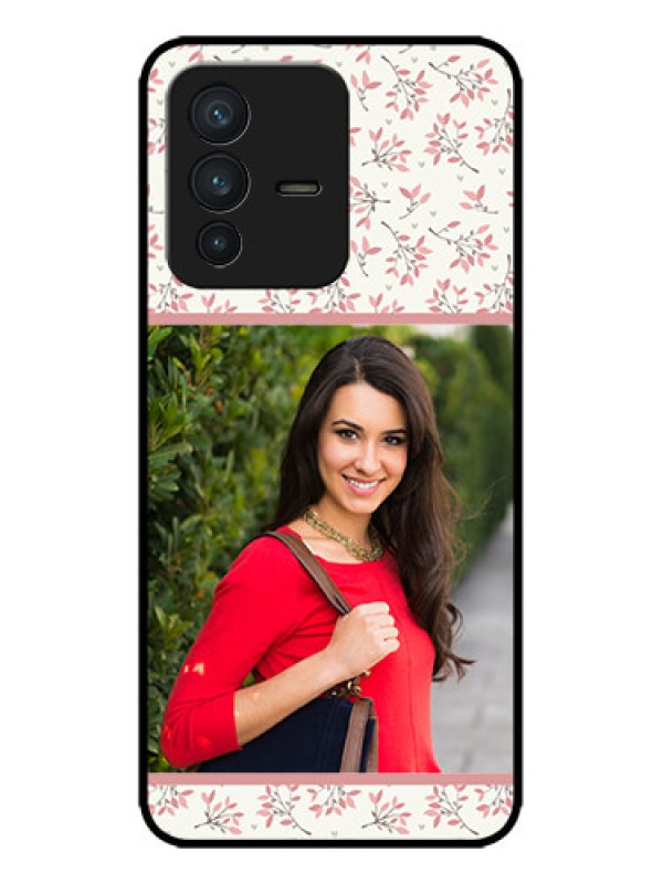 Custom Vivo V23 5G Custom Metal Phone CaseStunning Floral Design