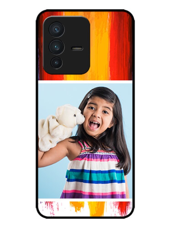 Custom Vivo V23 5G Custom Metal Phone CaseMulti Color Design