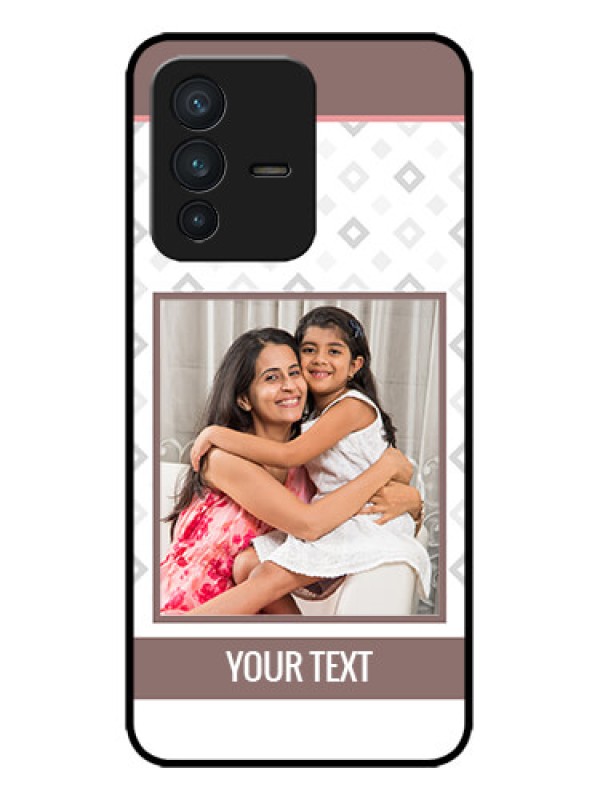 Custom Vivo V23 5G Custom Metal Phone CaseSimple Diamond Design