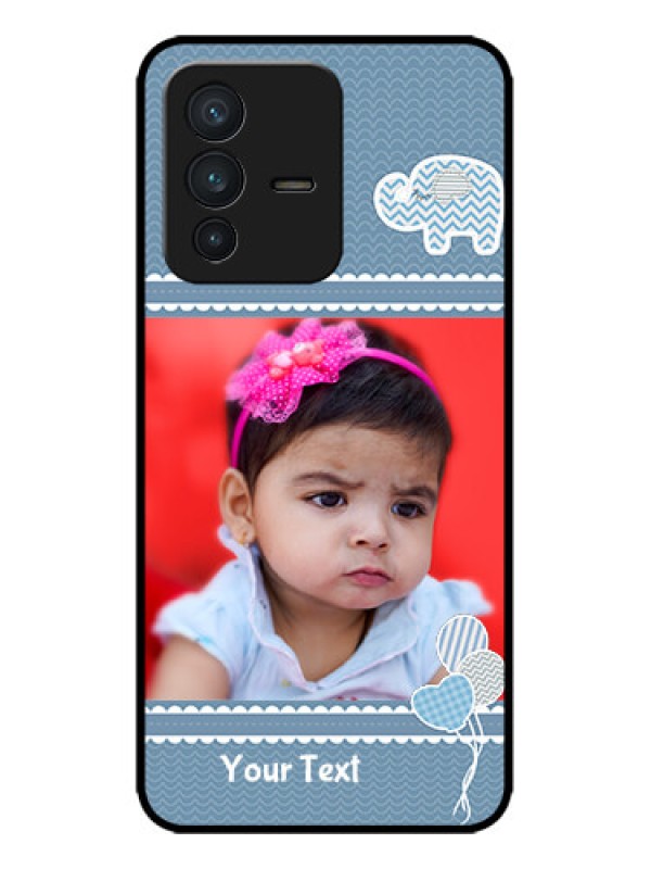 Custom Vivo V23 5G Custom Metal Phone CaseWith Kids Pattern Design