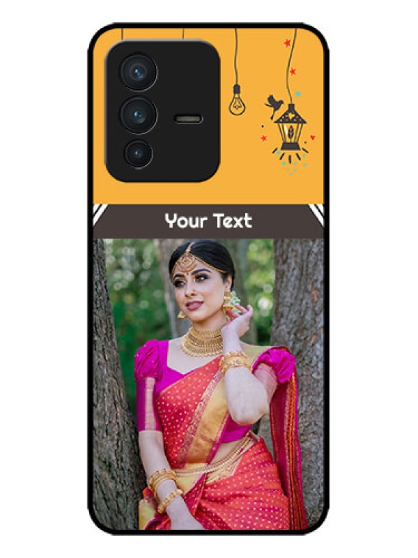 Custom Vivo V23 5G Custom Metal Phone CaseWith Family Picture And Icons