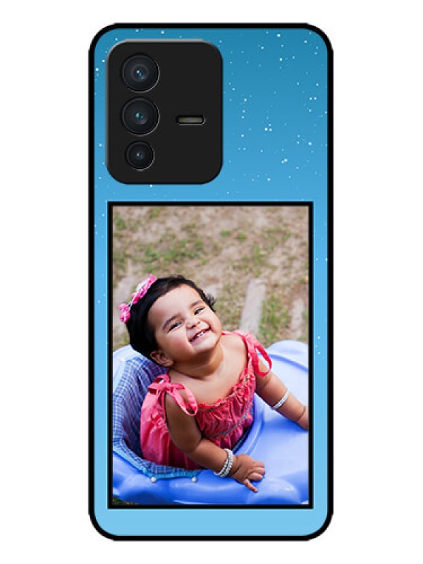 Custom Vivo V23 5G Custom Metal Phone CaseWave Pattern Colorful Design