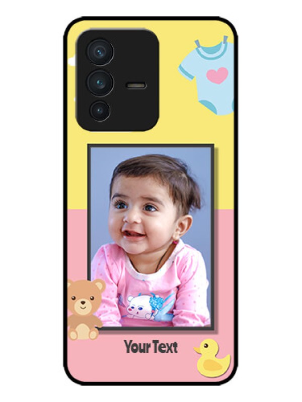 Custom Vivo V23 5G Custom Metal Phone CaseKids 2 Color Design