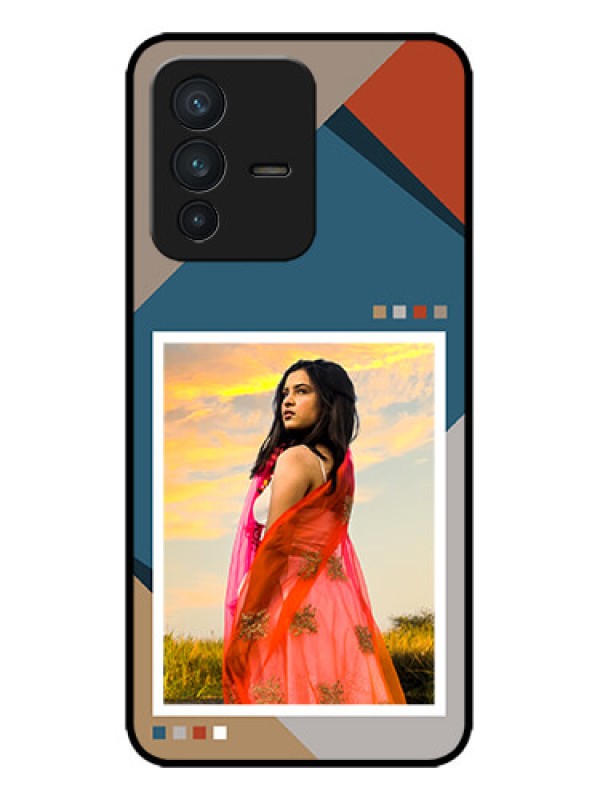 Custom Vivo V23 5G Custom Metal Phone CaseRetro Color Pallet Design