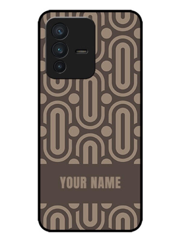 Custom Vivo V23 5G Custom Metal Phone CaseCaptivating Zero Pattern Design