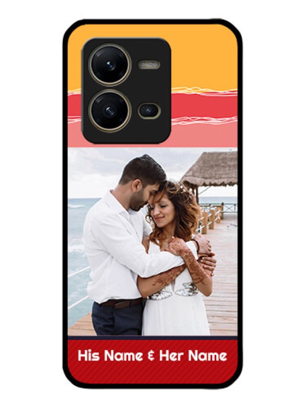 Custom Vivo V25 5G Custom Metal Phone CaseColorful Case Design