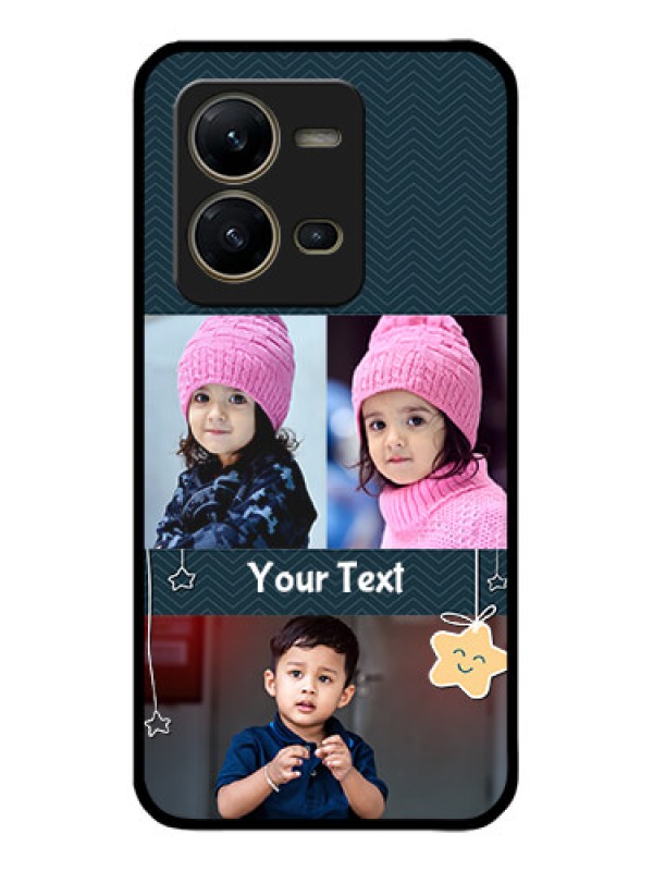 Custom Vivo V25 5G Custom Metal Phone CaseHanging Stars Design