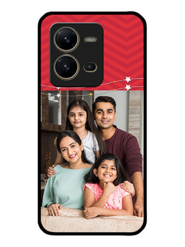 Custom Vivo V25 5G Custom Metal Phone CaseHappy Family Design