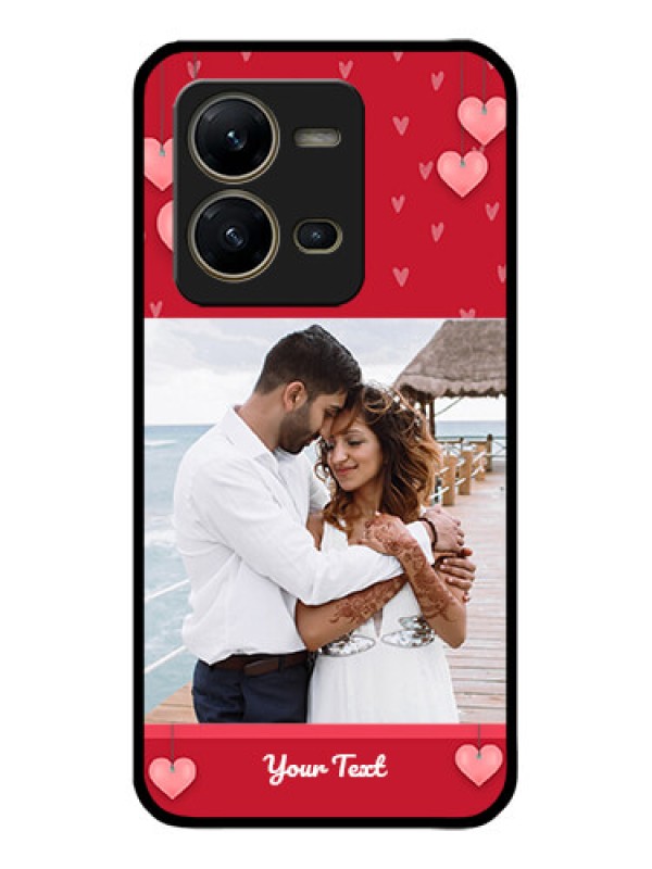 Custom Vivo V25 5G Custom Metal Phone CaseValentines Day Design