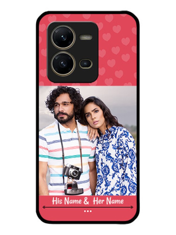 Custom Vivo V25 5G Custom Metal Phone CaseSimple Love Design