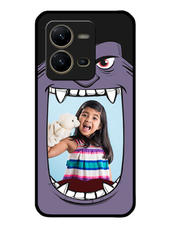 Custom Vivo V25 5G Custom Metal Phone CaseAngry Monster Design