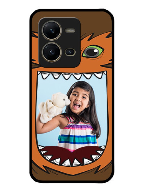 Custom Vivo V25 5G Custom Metal Phone CaseOwl Monster Back Case Design