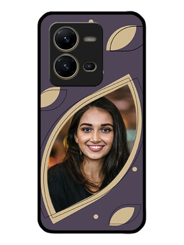 Custom Vivo V25 5G Custom Metal Phone CaseFalling Leaf Design