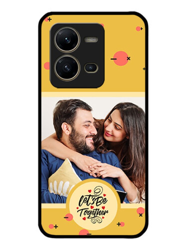 Custom Vivo V25 5G Custom Metal Phone CaseLets Be Together Design