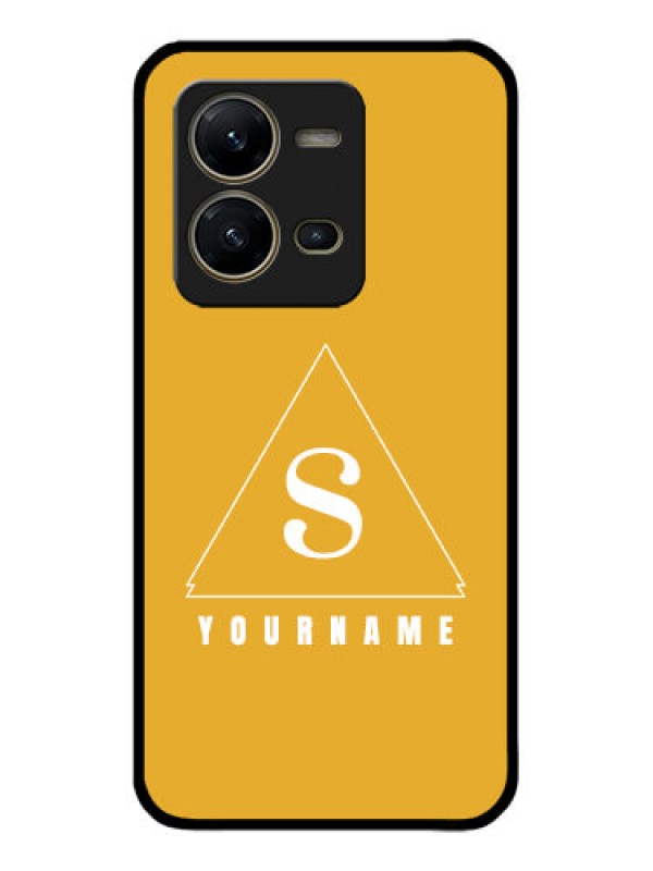 Custom Vivo V25 5G Custom Metal Phone CaseSimple Triangle Design