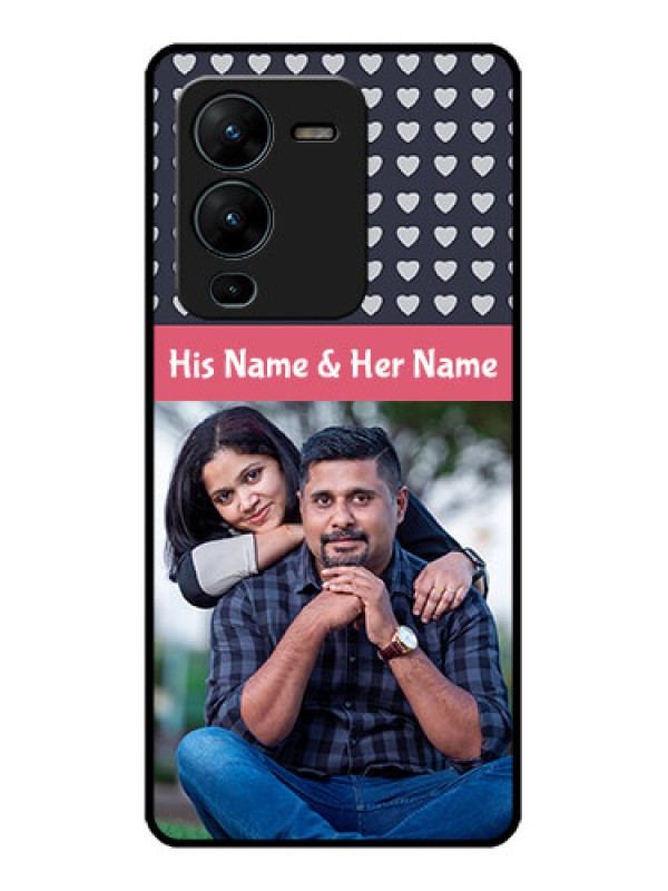 Custom Vivo V25 Pro 5G Custom Metal Phone CaseLove Symbols Design