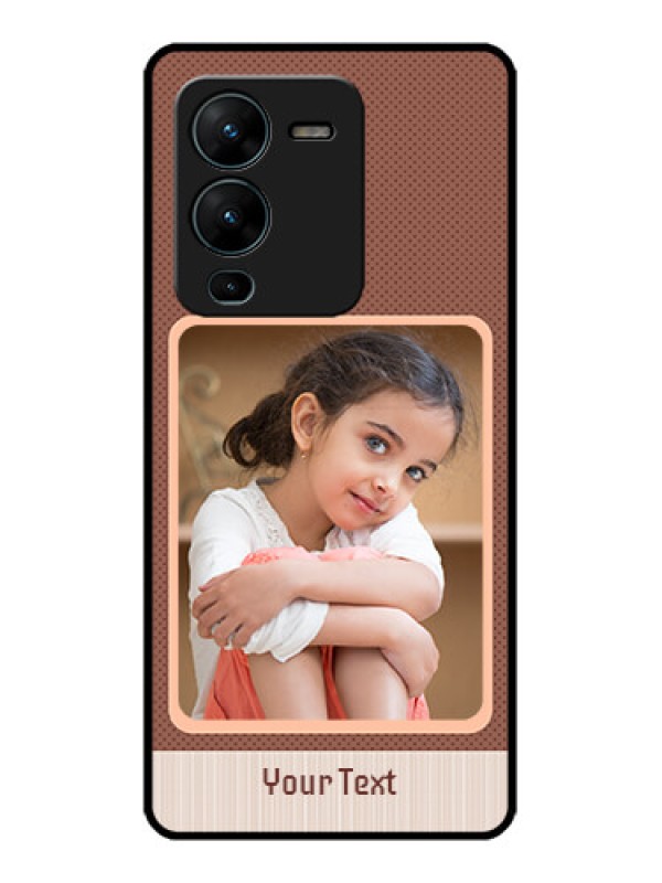 Custom Vivo V25 Pro 5G Custom Metal Phone CaseSimple Pic Upload Design