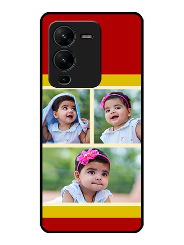 Custom Vivo V25 Pro 5G Custom Metal Phone CaseMultiple Pic Upload Design