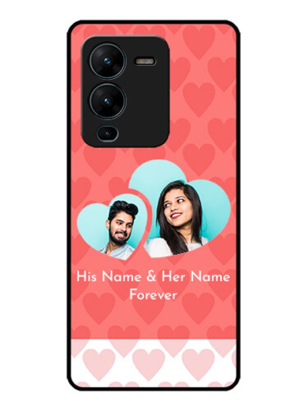 Custom Vivo V25 Pro 5G Custom Metal Phone CaseCouple Pic Upload Design