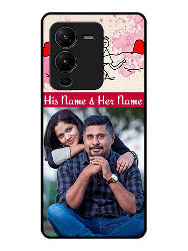 Custom Vivo V25 Pro 5G Custom Metal Phone CaseYou And Me Case Design