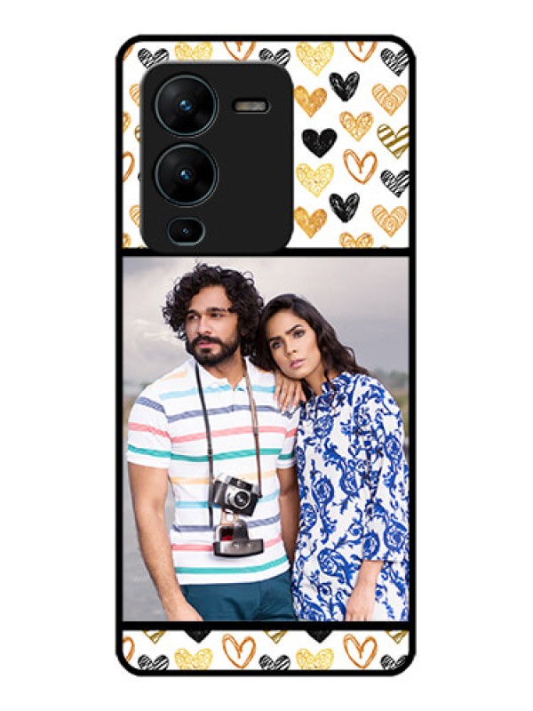 Custom Vivo V25 Pro 5G Custom Metal Phone CaseLove Symbol Design