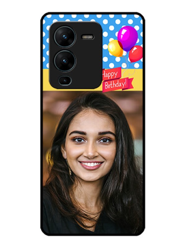 Custom Vivo V25 Pro 5G Custom Metal Phone CaseHappy Birthday Design